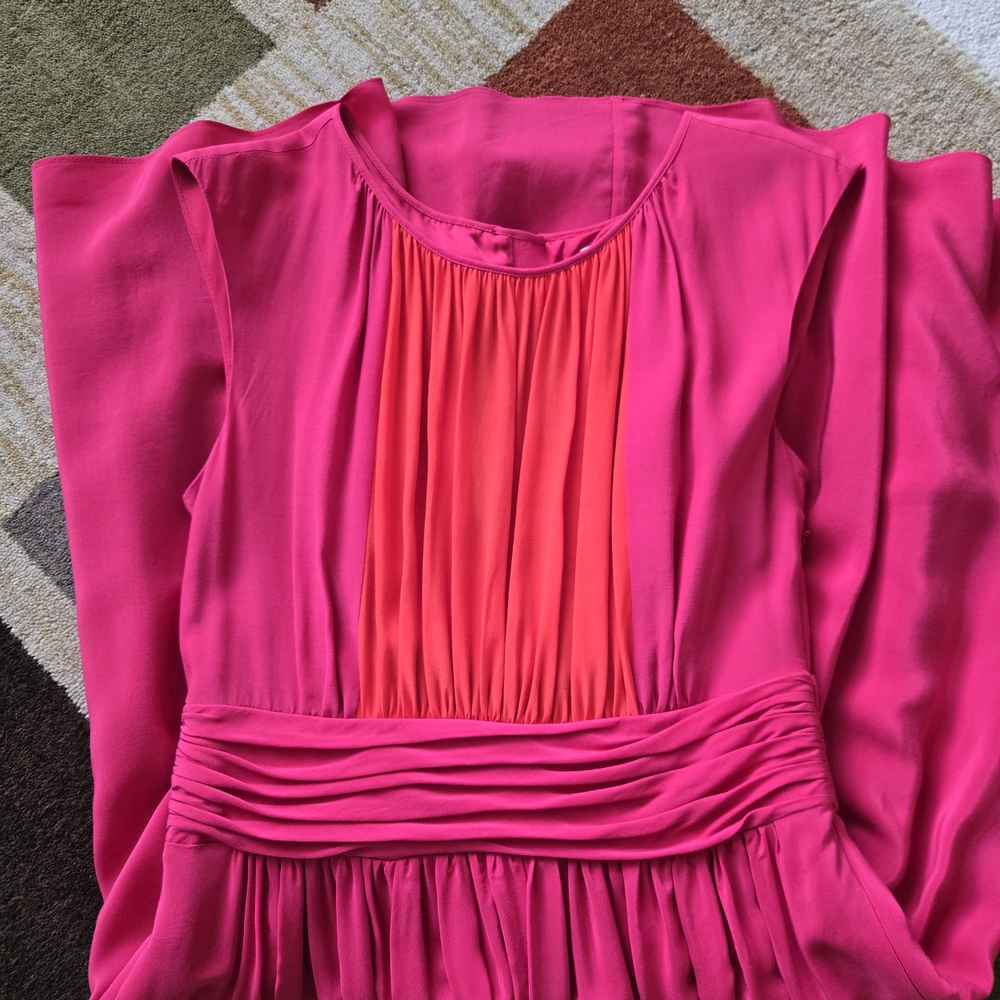 BODEN Midi Dress Colorblock Size 2